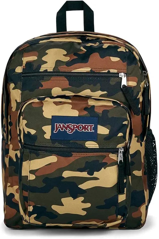 JANSPORT Unisex-Erwachsene Big Student Rucksack, Büchertasche, Buckshot Camo, One Size