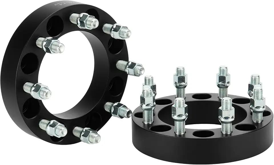 Aeagle 8x6.5 Wheel Adapters, 1.5" 8x165.1 for 1994-2011 Dodge Ram 2500 3500, Forged 8 Lug Wheel Spacers with 9/16"-18 Studs 126.15mm Bore 2PCS