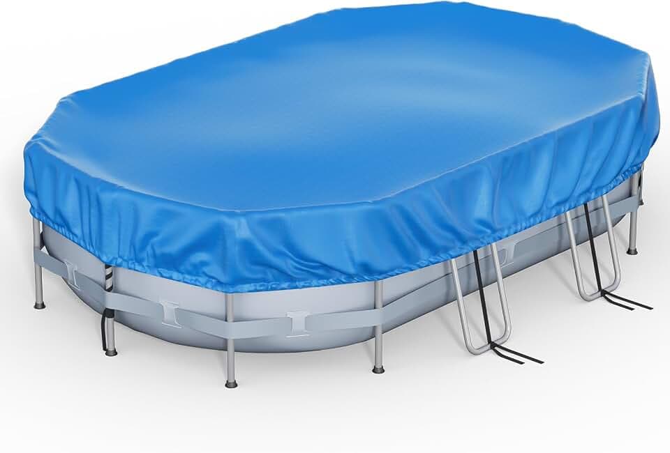 16x10 Oval Pool Cover for 14x8 to 16x10 Bestway&Coleman Above Ground Pools