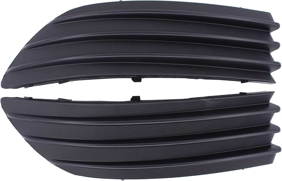 NewYall Pair Front Bumper Fog Light Grille Panel Filler Cover