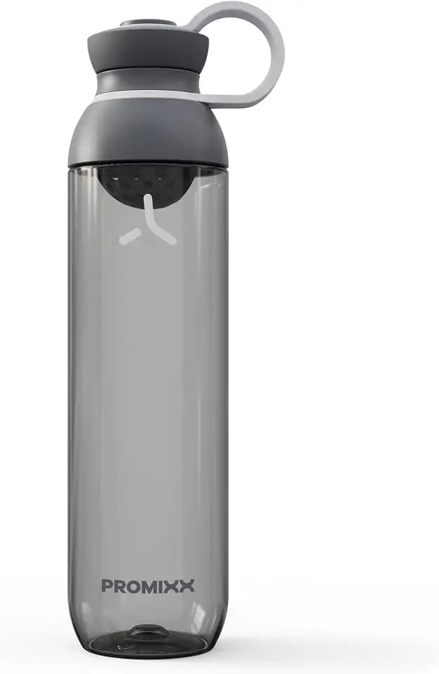PROMIXX FORM Protein Shaker Bottle - A Premium Shaker Bottle for Protein Shakes Infusions and Hydration - Durable Gym Shaker Bottle, Leakproof Lid, Odorless - 26oz (Graphite Gray)