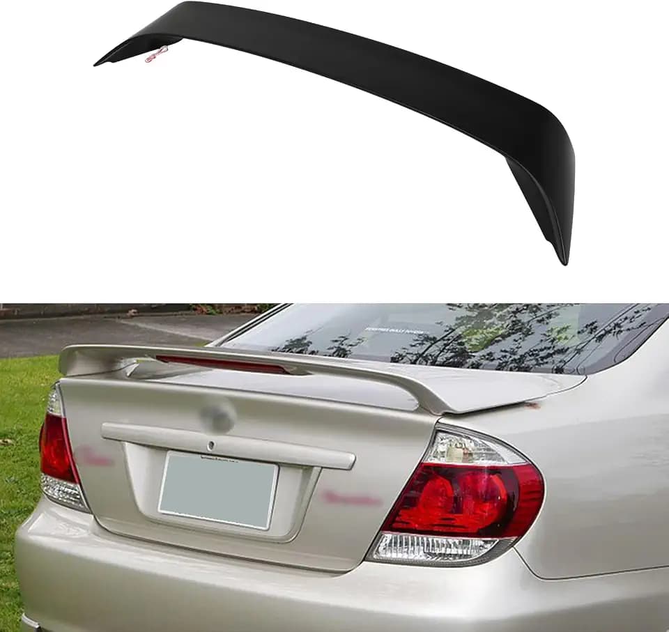 cciyu Rear Trunk Spoiler w/LED for Toyota for Camry 2002-2006