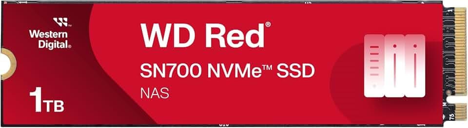 WD Red SN700 1TB NVMe SSD, bis zu 3.430MB/s Lesen