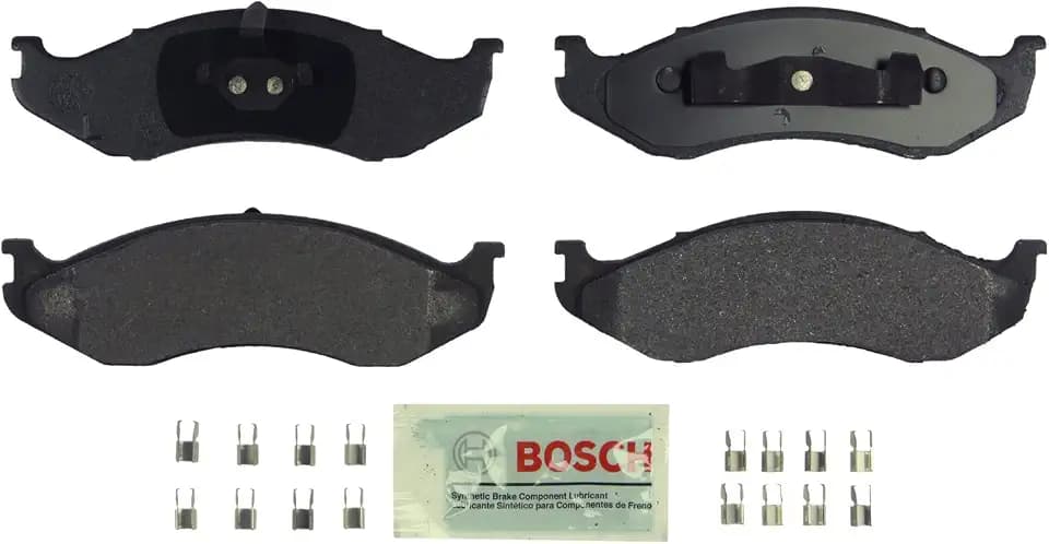 BOSCH BE477H Blue Semi-Metallic Disc Brake Pad Set with Hardware - Front