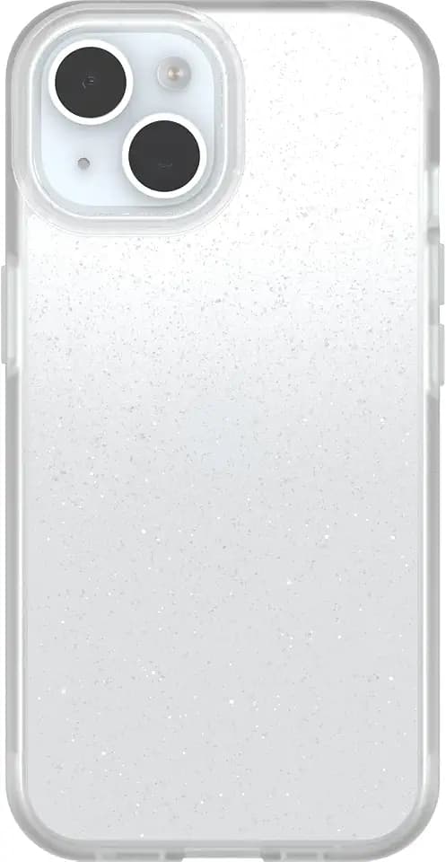 OtterBox iPhone 16e & iPhone 16e & 15 Prefix Series Case - Stardust (Clear/Glitter), Ultra-Thin, Pocket-Friendly, Raised Edges Protect Camera & Screen, Wireless Charging Compatible