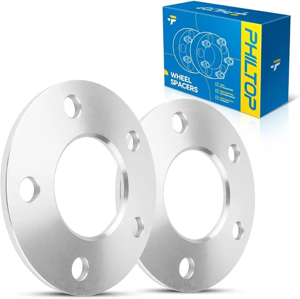 PHILTOP 5x4.5 Lug-Centric Wheel Spacers 1/4 inch, 5x114.3 Spacer for Altima