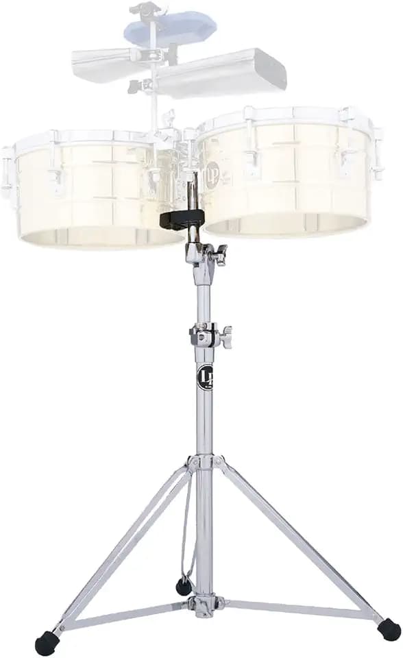 Latin Percussion LP981 LP Timbale Stand, Silver, Black