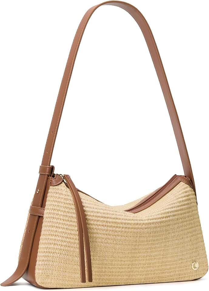 CLUCI Summer Purses for Women, Cute Straw Bag, Beach Shoulder Bag