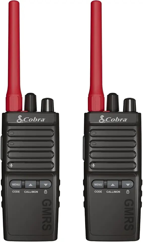 Cobra Trailblazer 500 GMRS Radio (2-Pack), IP54 Rugged No-Display Design