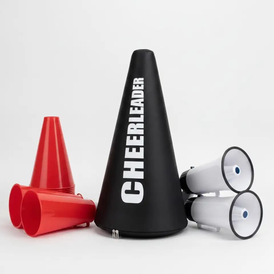 Dansydaisy Cheer Megaphone Bag with Adjustable Strap for Squad Team