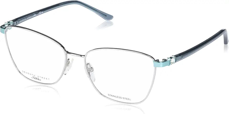 SEVENTH STREET Brille 7A 569 Größe 54-16 mm Palladium Aqua