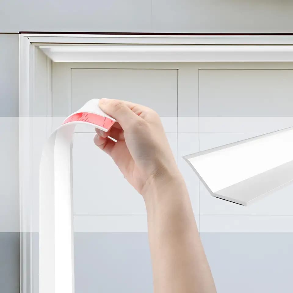 Garage Door Seal Top and Sides - 36 Ft Garage Door Weather Stripping Side Seal, Heavy Duty Weatherproof TPE, Insulates, Prevents Drafts, Easy Installation for Homeowners and DIYers