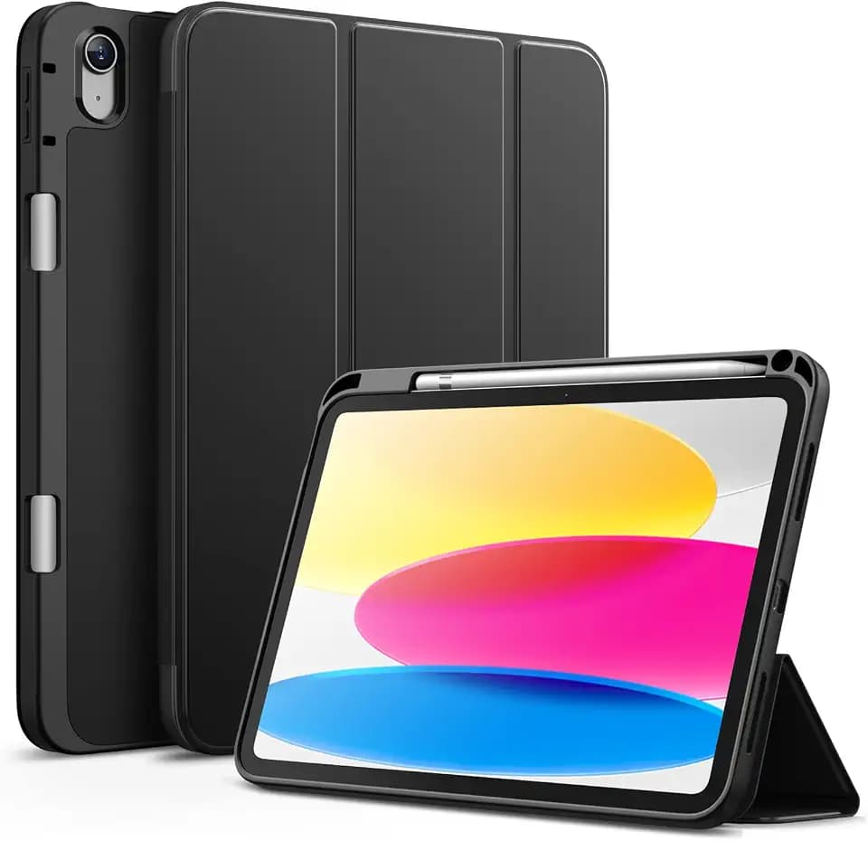 JETech Hülle für iPad (A16) 11./10. Gen, Schwarz