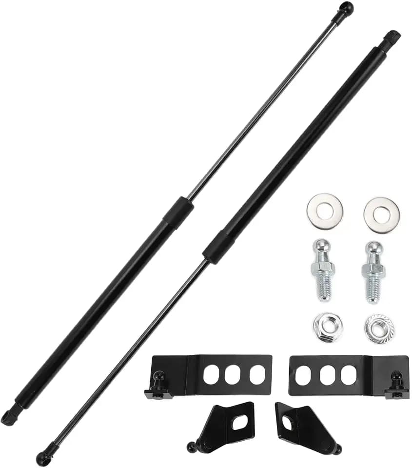 Front Hood Lift Supports Struts for Volkswagen Jetta MK7 2019-2024 Gas Spring Shocks with Mounting Brackets