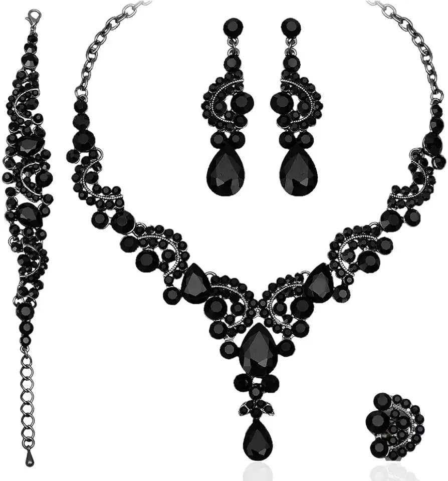 CSY Elegant Costume Jewelry Sets for Wedding Party Prom
