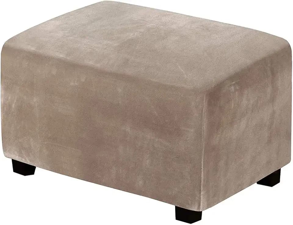 Hocker bezug rechteckig hockerbezüge bezug für hocker quadratisch ottomane hocker bezug Ottomane Schonbezug Brown b