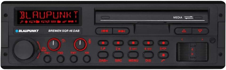 Blaupunkt Bremen SQR 46 DAB 1-DIN Autoradio, Youngtimer-Design