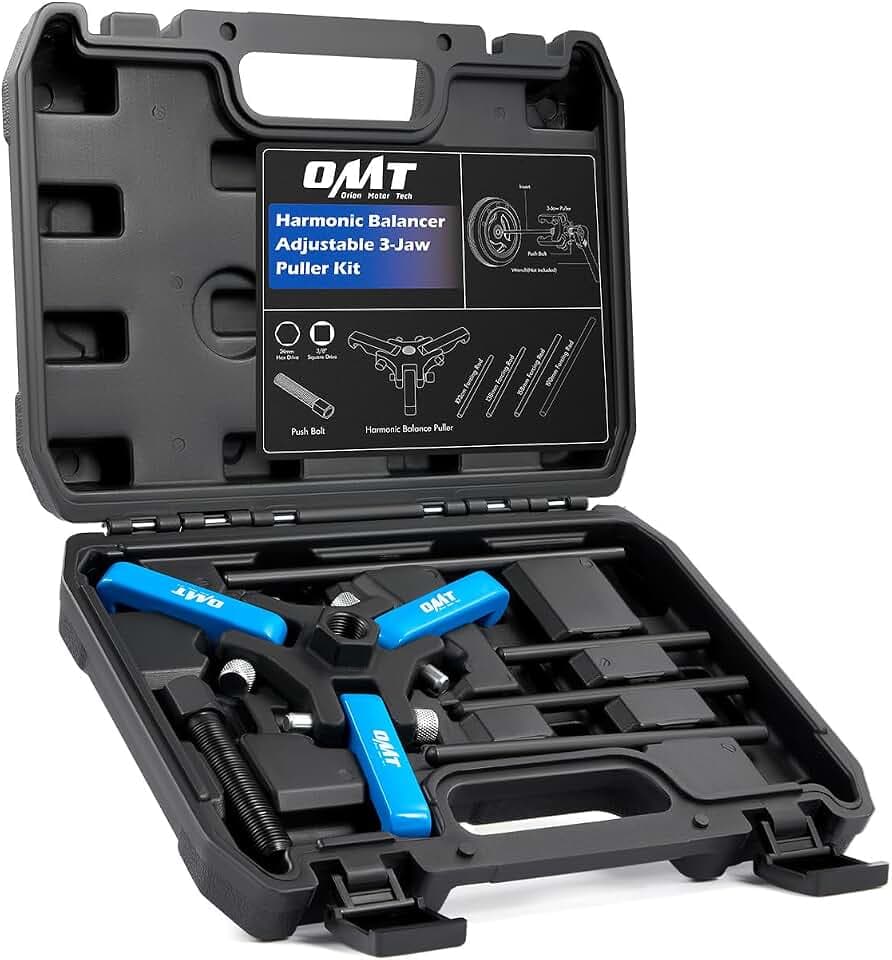 OMT Harmonic Balancer Puller Kit for Removing Harmonic Dampers & Balancers