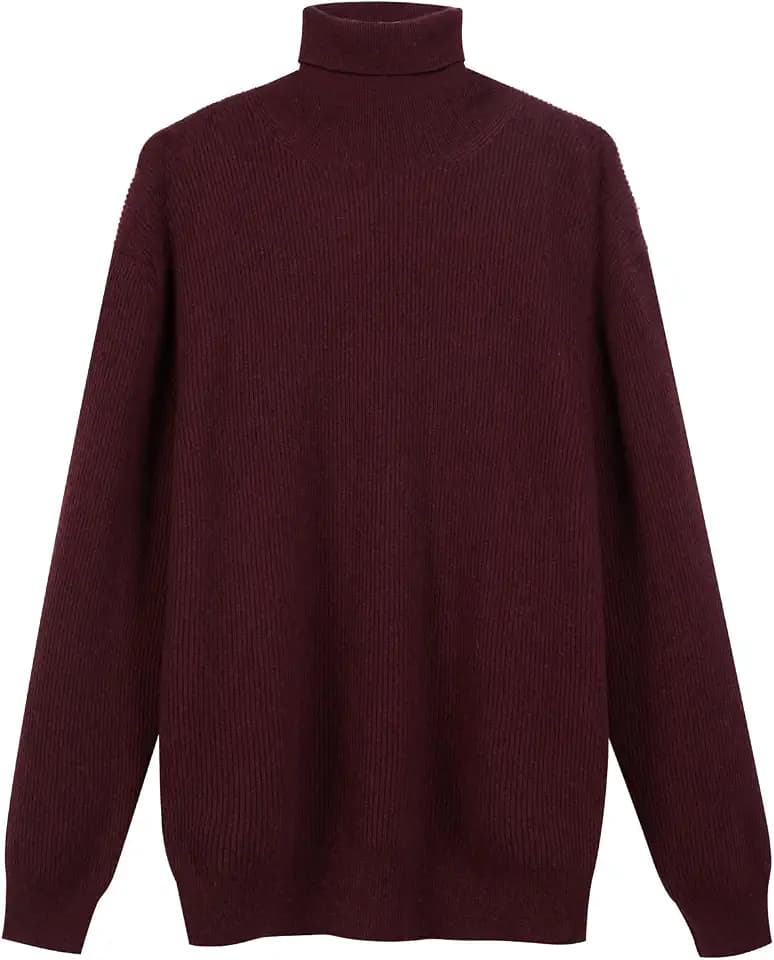Diana Studio – Rollkragenpullover aus Kaschmir und Wolle, Herren, Lange Ärmel, lässige Passform