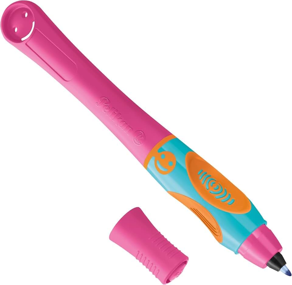Pelikan griffix Tintenroller, Tintenschreiber für Linkshänder, Lovely Pink, 1 Stück
