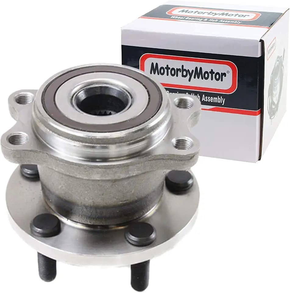 MotorbyMotor 512293 Rear Wheel Bearing and Hub Assembly w/5 Lugs Fits for 2005-2009 Subaru Legacy Outback Low-Runout OE Directly Replacement Hub Bearing