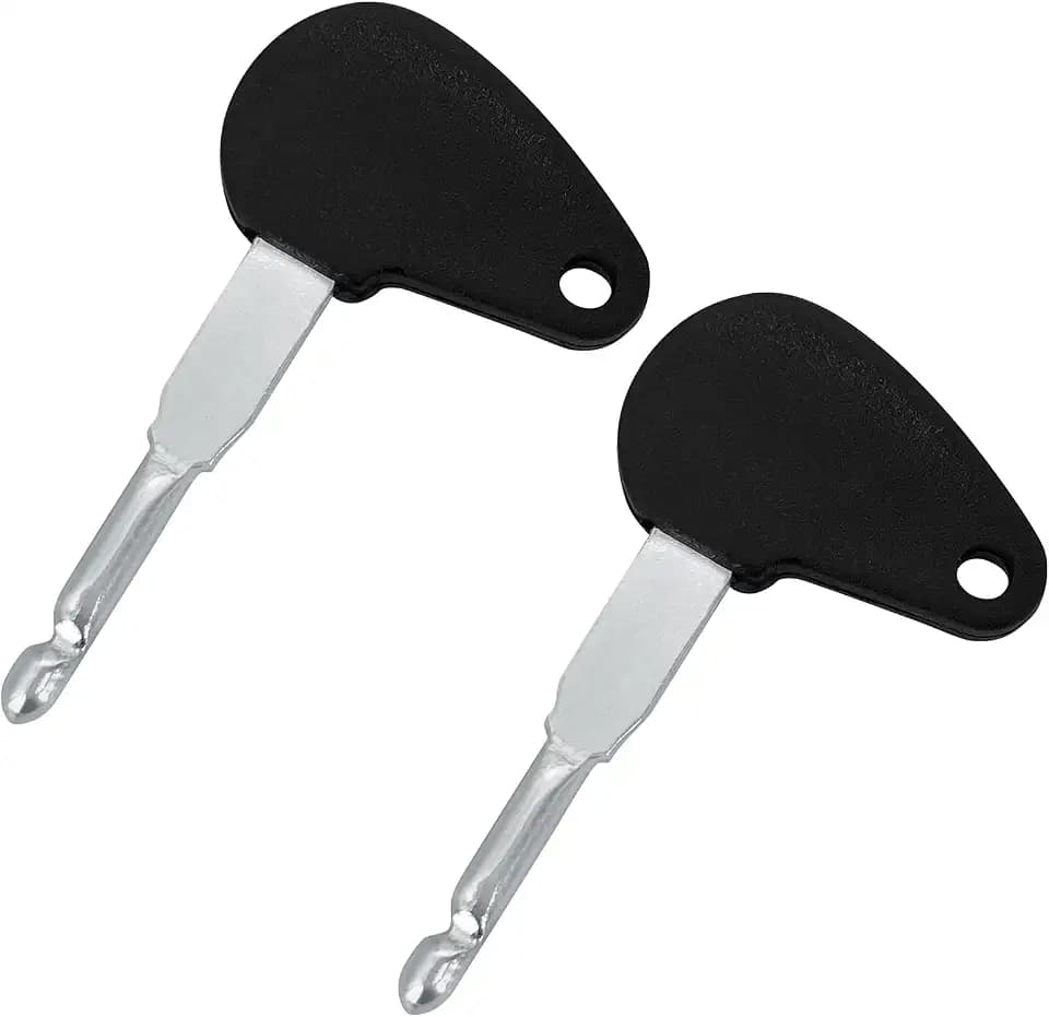 Baumaschinen Schlüssel Set pour Zündschloss Traktor - Trecker Schlüssel Ersatz Zündschlüssel Geeignet für den Einsatz als Bosch Schlüssel Traktor, 2 x zündschlüssel universal für auto traktor (2 PCS)