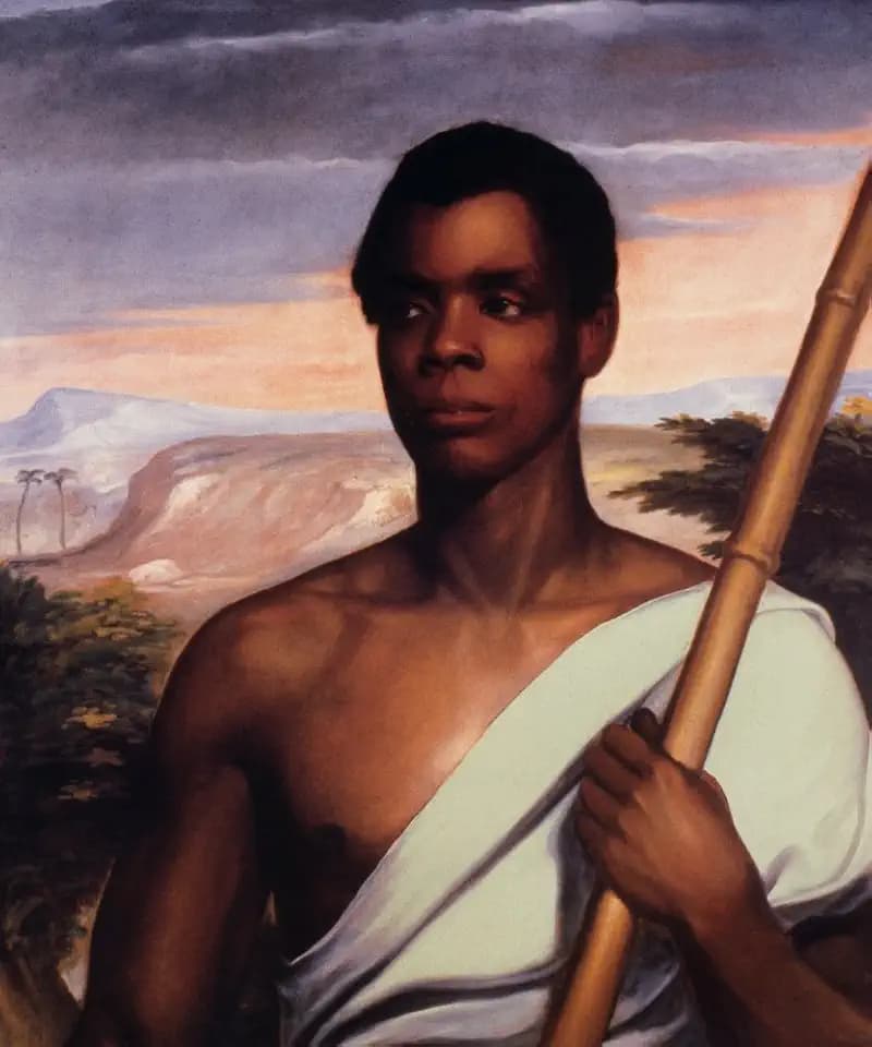 Joseph Cinque (1815-C1879) Nleader Of The Amistad Slave Mutiny 1839 Oil On Canvas 1839 By Nathaniel Jocelyn Poster Print by (18 x 24)