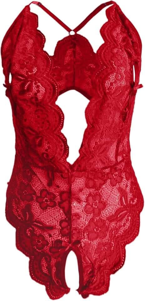 FLLAGG20 Sexy Spitzen Babydoll Damen Transparente Unterwäsche Nachtwäsche