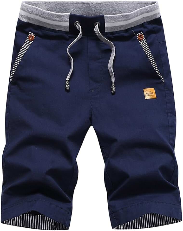 Tansozer Kurze Hosen Herren Shorts Herren Sommer Chino Gummizug