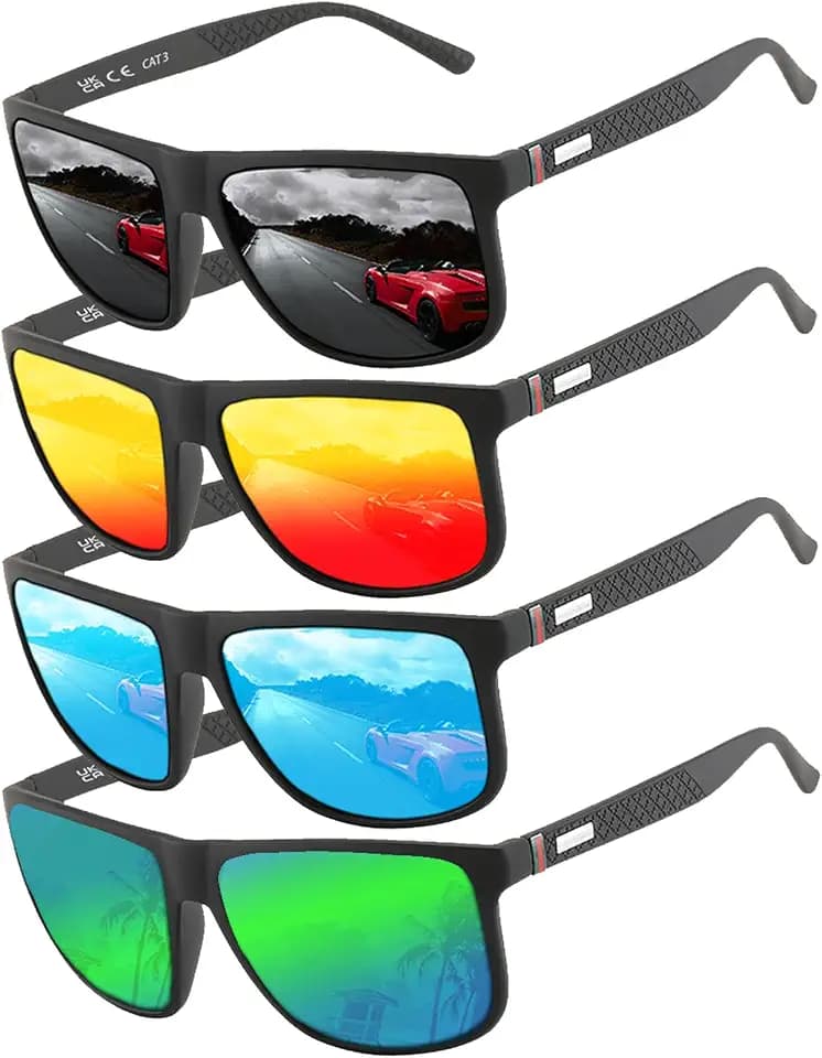 Perfectmiaoxuan Polarized Sunglasses for Men Women UV400