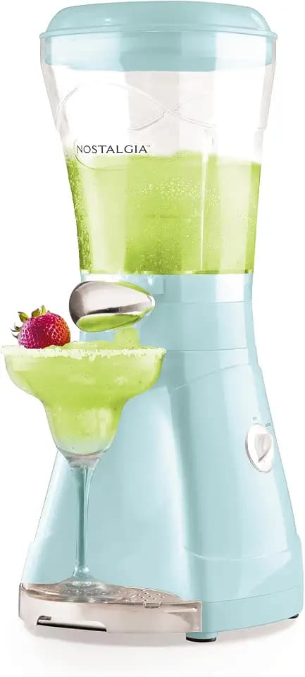 Nostalgia Margarita Machine - Blender for Smoothies, Margaritas, Daiquiris, and Slushies - Aqua - 64-Ounce