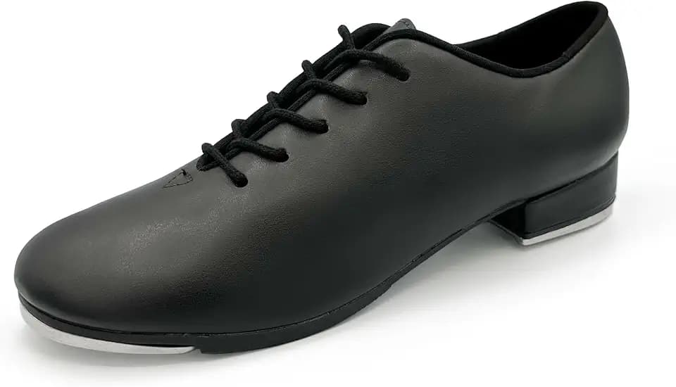 So Danca Vegan Leather Oxford Lace Up Tap Shoe, Flexible Molded Sole - Torrin TA05