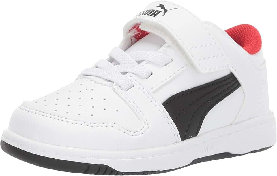 Puma Kids' Rebound Layup Lo Hook and Loop Shoes