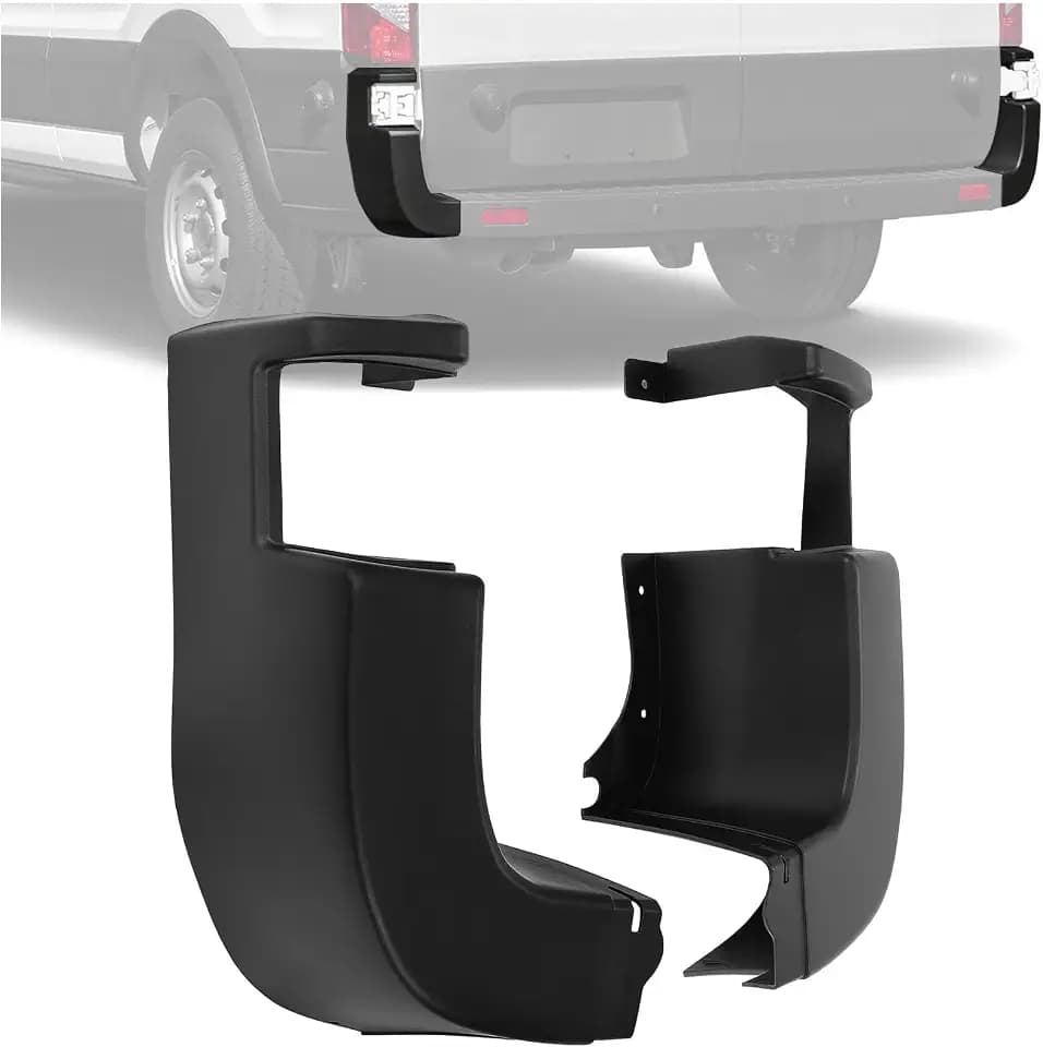 HECASA Rear Bumper End Cap Cover Compatible with 2015-2024 Transit