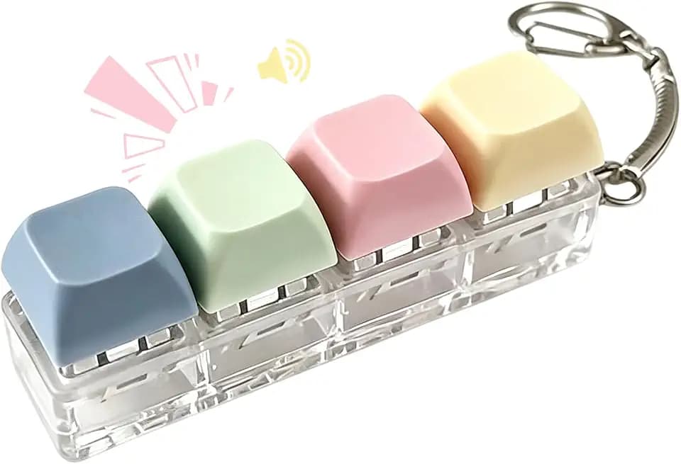 1 Stück Tastatur Fidget Toy, Clicker Fidget Keyboard