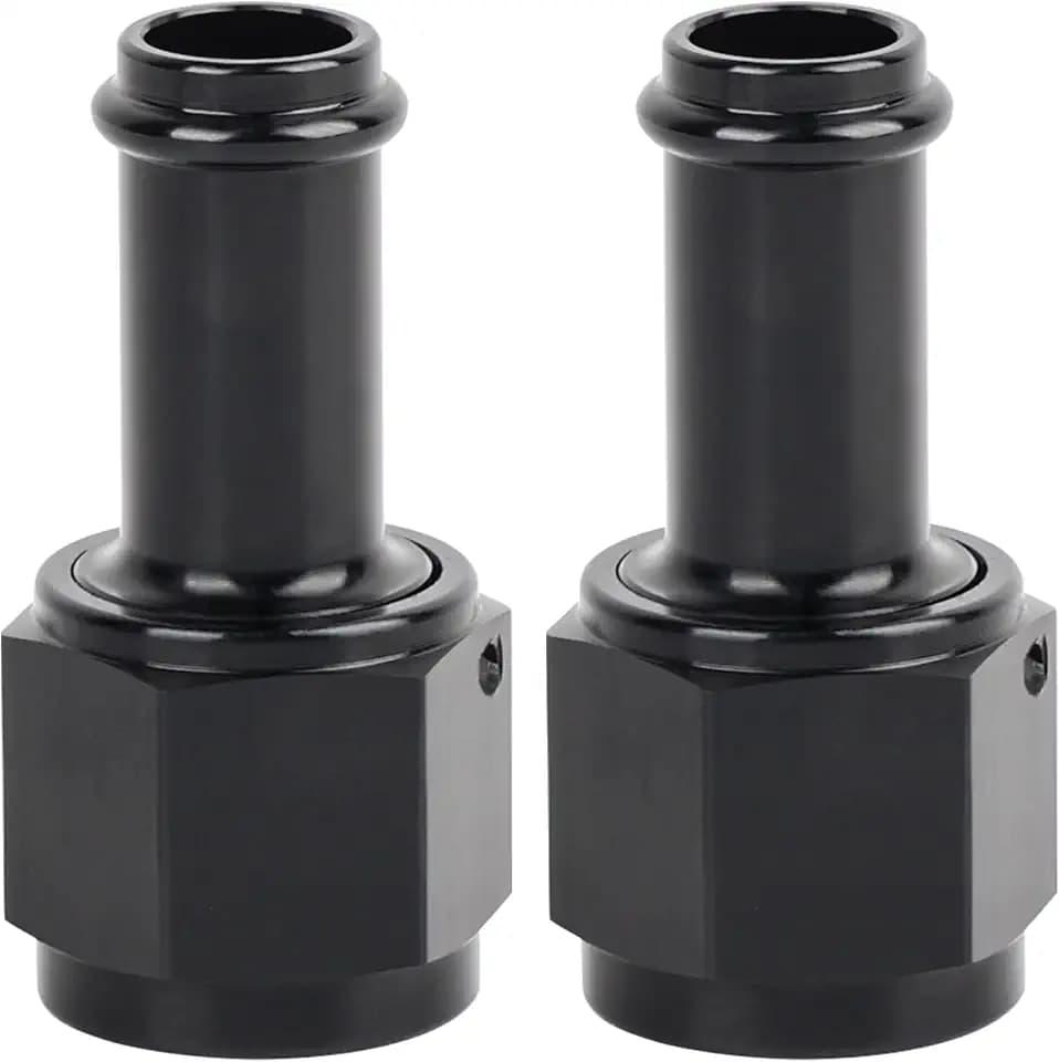 EVIL ENERGY 8AN Female to 1/2" Barb Hose Fitting Straight Swivel 2PCS