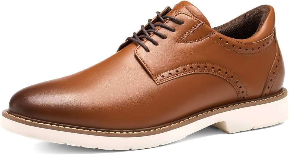 HEEZ Mens Dress Shoes Comfortable Casual Dress Sneakers for Men