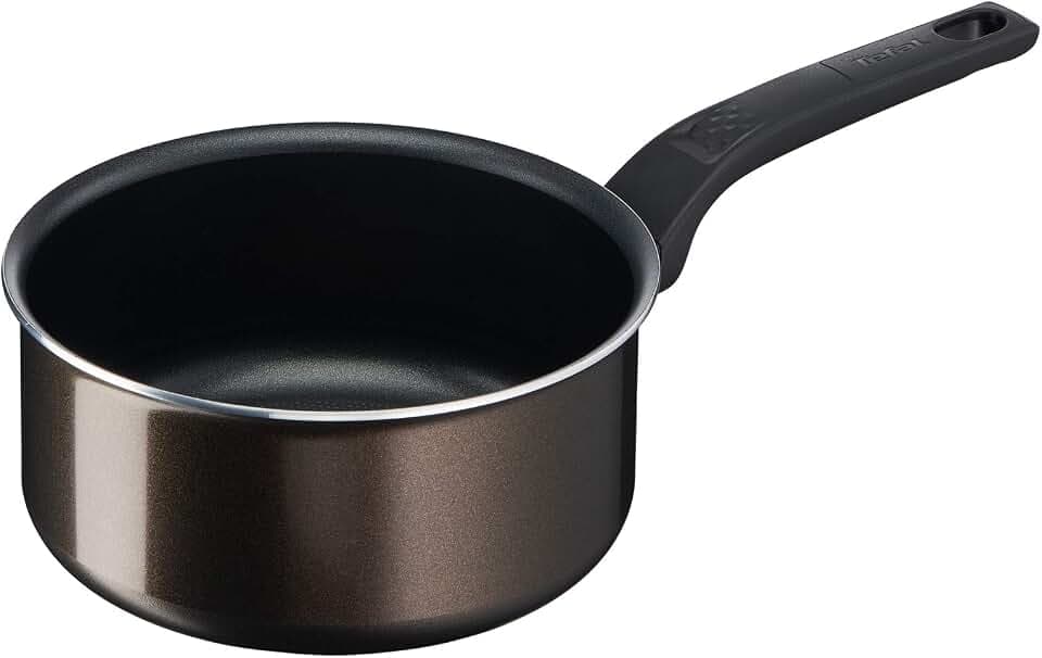 Tefal Easy Cook&Clean Stieltopf, 18 cm, antihaftbeschichtet, Innenskalierung, optimale Wärmeverteilung, gesundes Kochen, umweltfreundlich, für alle Herdarten außer Induktion, hergestellt in