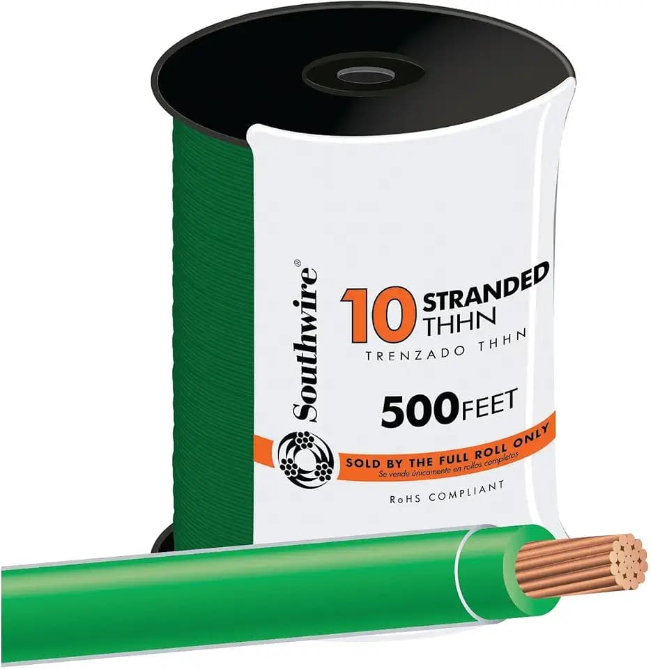 500' 10Str Grn Thhn Wire