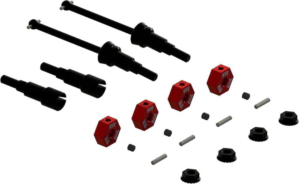 ARRMA Metal Axle & Wheel Hex Set B (4pcs) - GROM, ARA311231