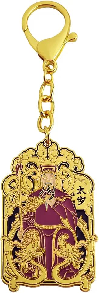 Fengshuibringluck Feng Shui 2025 Tai Sui Keychain Amulet