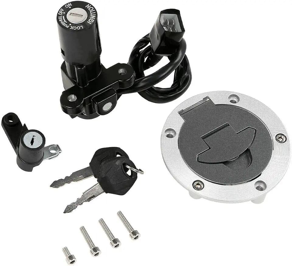 Complete Ignition Switch Lock Key for Yamaha YZF-R3 2015-2018
