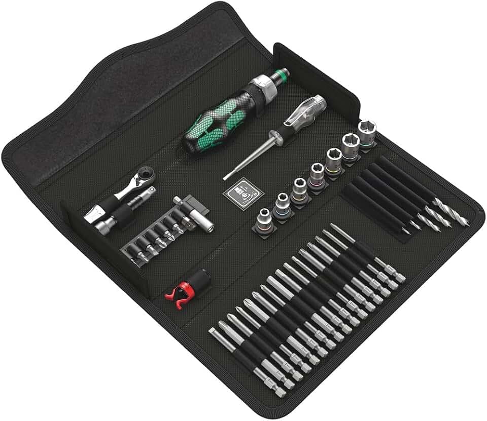 Wera Kraftform Kompakt H1 Holz, Werkzeug-Set, 41-teilig, 05135939001