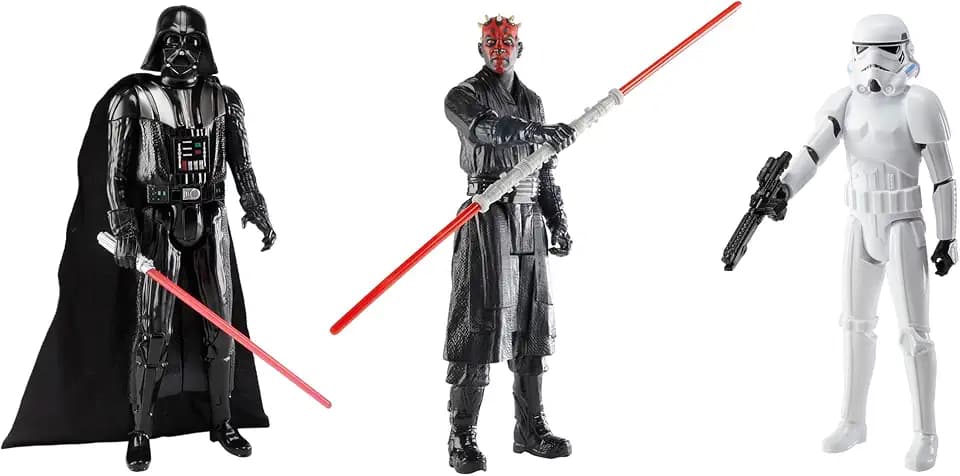 Star Wars Treffen der Dunklen Seite, Action-Figurenset (Skala 30 cm), 3er-Pack