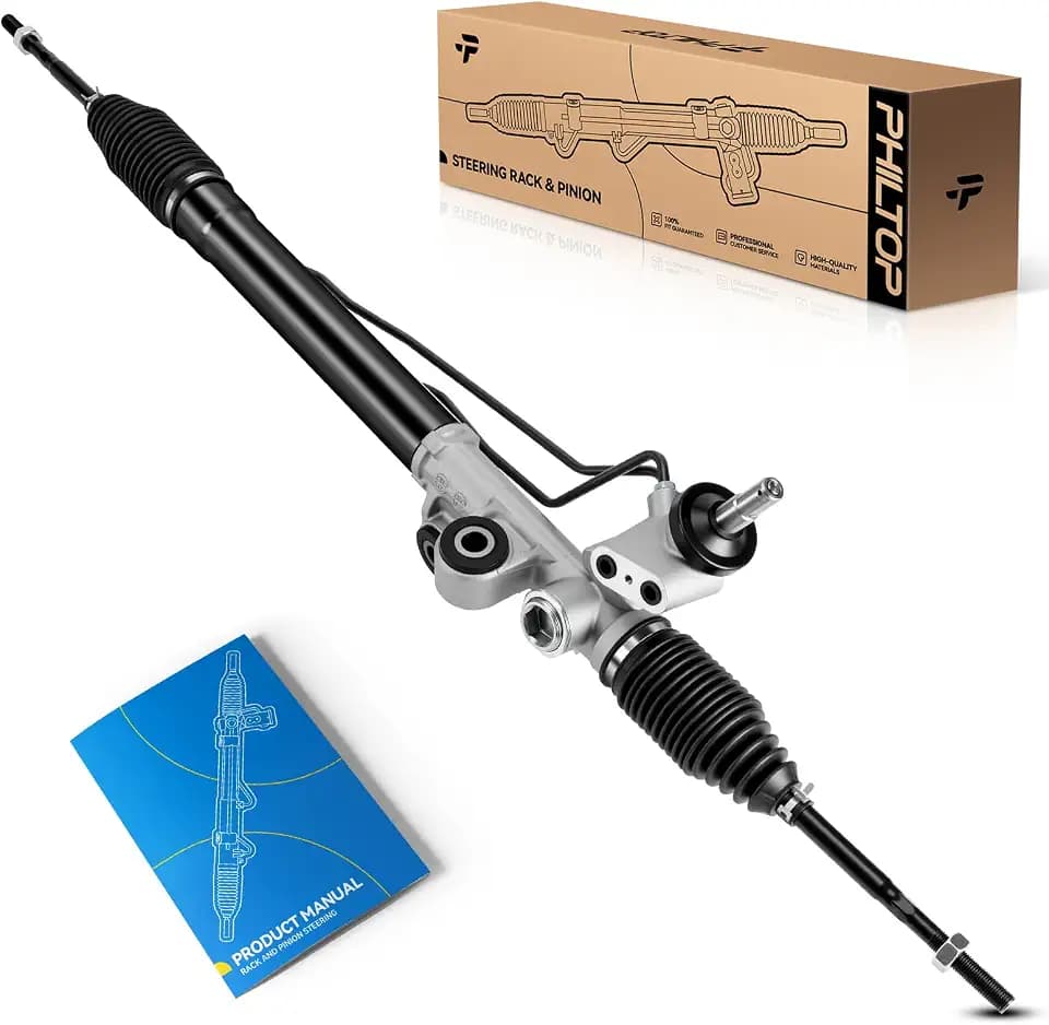 PHILTOP Power Steering Rack and Pinion Compatible with Chevy Colorado 2004-2006 2.8L 3.5L RWD, GMC Canyon 2004-2006 2.8L 3.5L RWD, Isuzu i-280 2006, Hydraulic Rack and Pinion Replace 22-1019