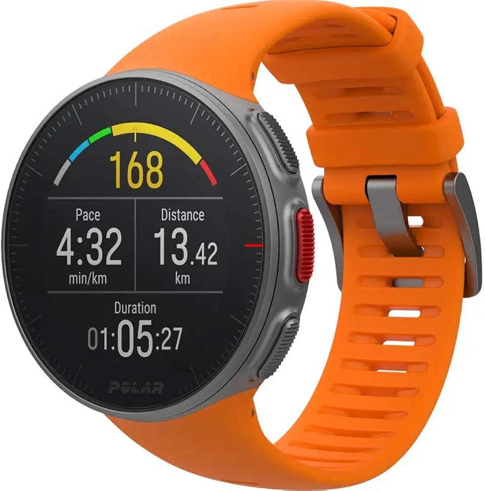Polar Vantage V – Premium-Multisportuhr mit GPS, optischer Pulsmessung und extrem langer Akkulaufzeit – Multisport und Triathlontraining – Herzfrequenz-Messgerät, wasserdicht