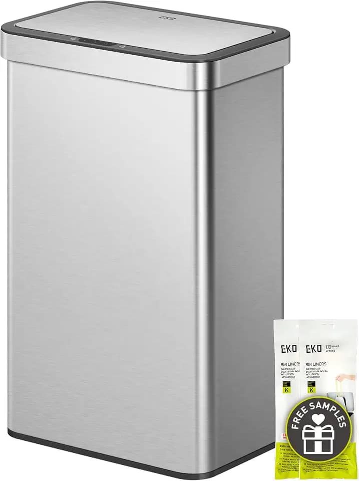 EKO Sensor Mülleimer 2 Fächer, 2 x 30 L, elektrischer Recycling-Mülleimer