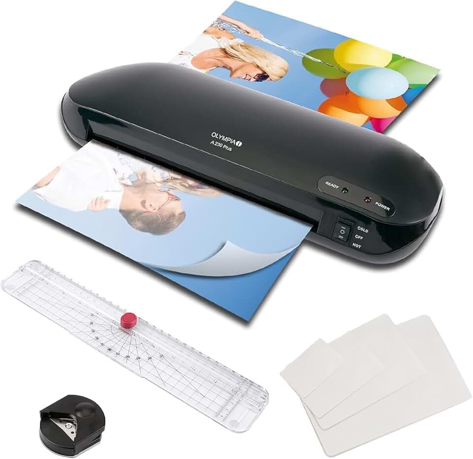 Olympia A 230 Plus, 4 in 1 Laminierset für A4, 75-125 Micron, 3129