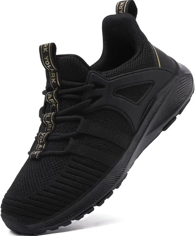 YOLARK Boys Girls Sneakers Lightweight Kids Tennis Shoes