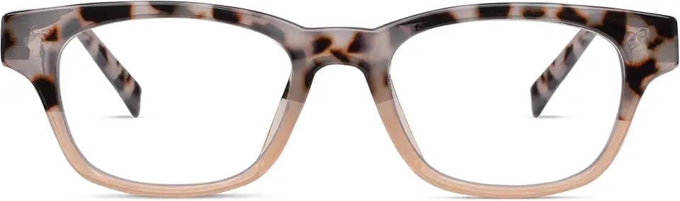 Women's Layover Square Blue Light Blocking Reading Glasses